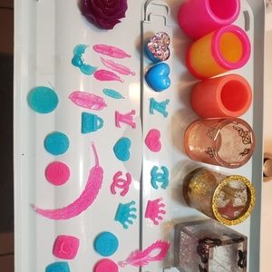 Sold-Small shotglass size containers and little decor accents